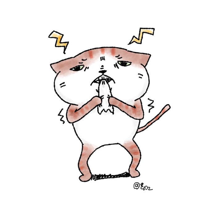 ネコイラストのtwitterイラスト検索結果