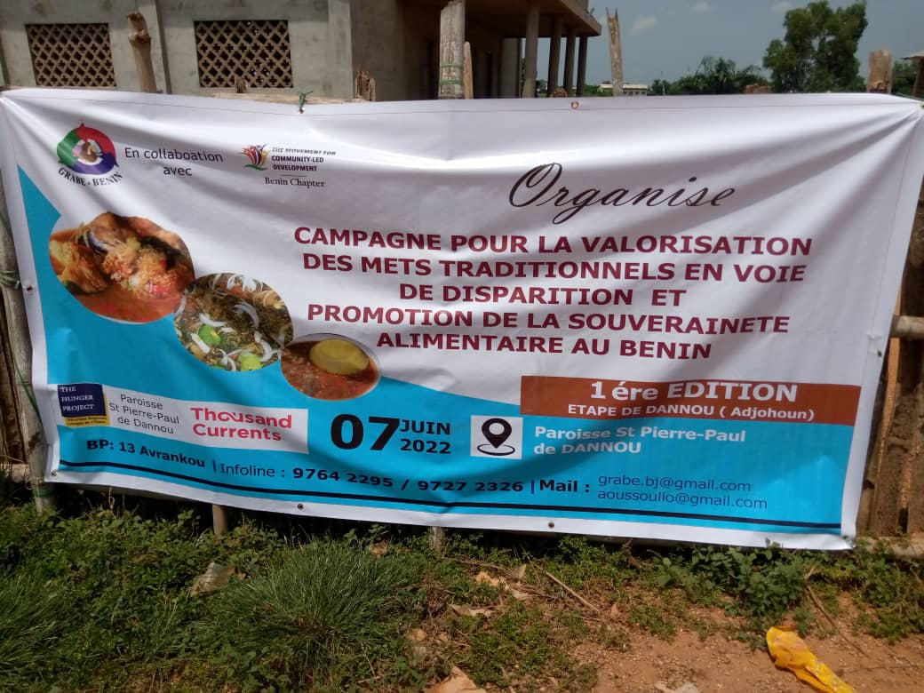 Grabe_BeninONG's tweet photo. Valorisation des mets traditionnels en disparition et souveraineté alimentaire au Bénin.
GRABE-Bénin et ses partenaires célébrent l’identité culturelle et culinaire des communautés locales pour l’amélioration de la sécurité alimentaire et nutritionnelle au Bénin à Adjohoun. https://t.co/QAxwI7EImS