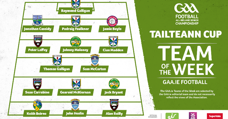 officialgaa's tweet photo. Players from seven counties make this week's Tailteann Cup Team of the Week. Agree or disagree with our selection? Let us know! #GAABelong