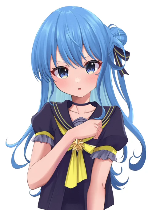 上目遣いのすいちゃん描いたー!
かわええー!
#ほしまちぎゃらりー 
