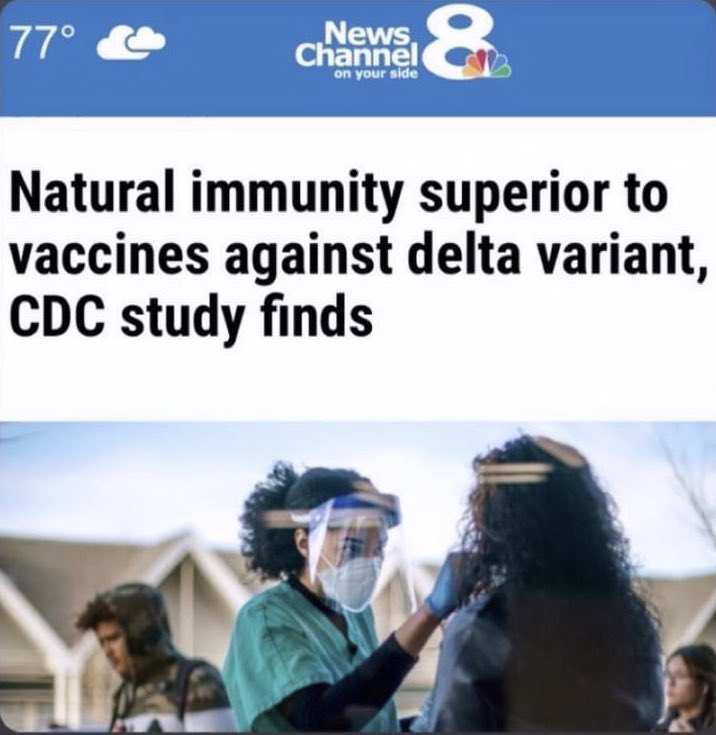 blkmind_'s tweet photo. @NightShiftMD How come these “experts” never want to discuss natural immunity? https://t.co/3cPZF7BUfZ