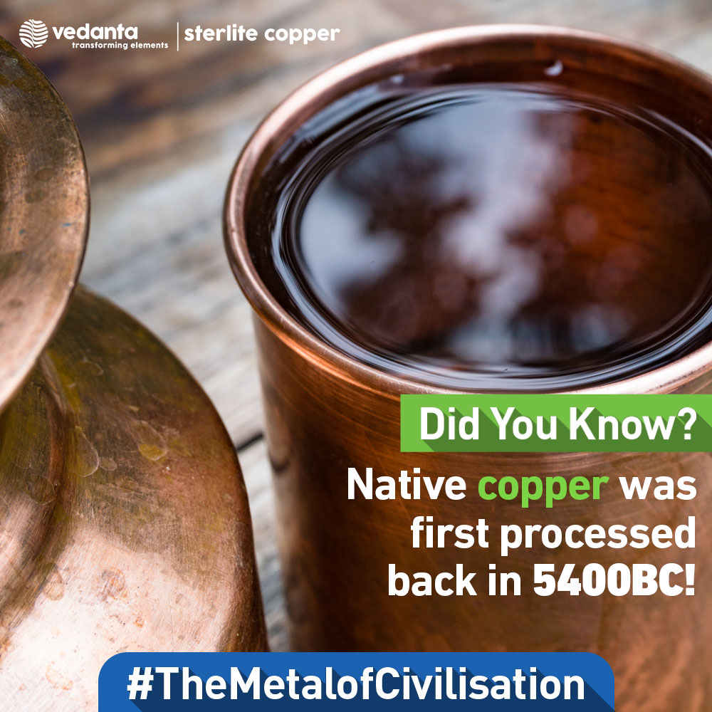sterlite_copper's tweet photo. Copper's invaluable properties gained the limelight even during prehistoric times. Serbians were the first metalworkers who developed the knowledge and skills to process copper. #TheMetalofCivilisation
#SterliteCopper #SterliteCares https://t.co/dr5BHt2v8f