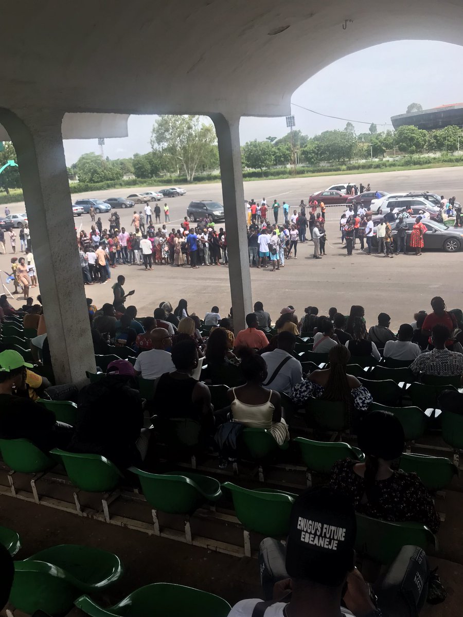 Johnbako's tweet image. Okpara Square, Enugu  #GetPVC @inecnigeria