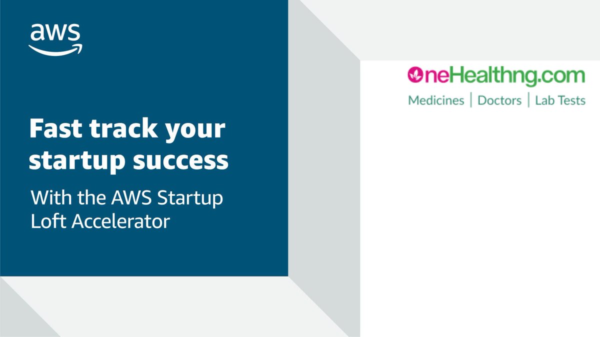 onehealthng's tweet photo. We're happy to announce our acceptance to the Amazon Web Services (AWS) Startup Loft Accelerator!
#AWS #accelerators2022 https://t.co/0IoZffQmvB