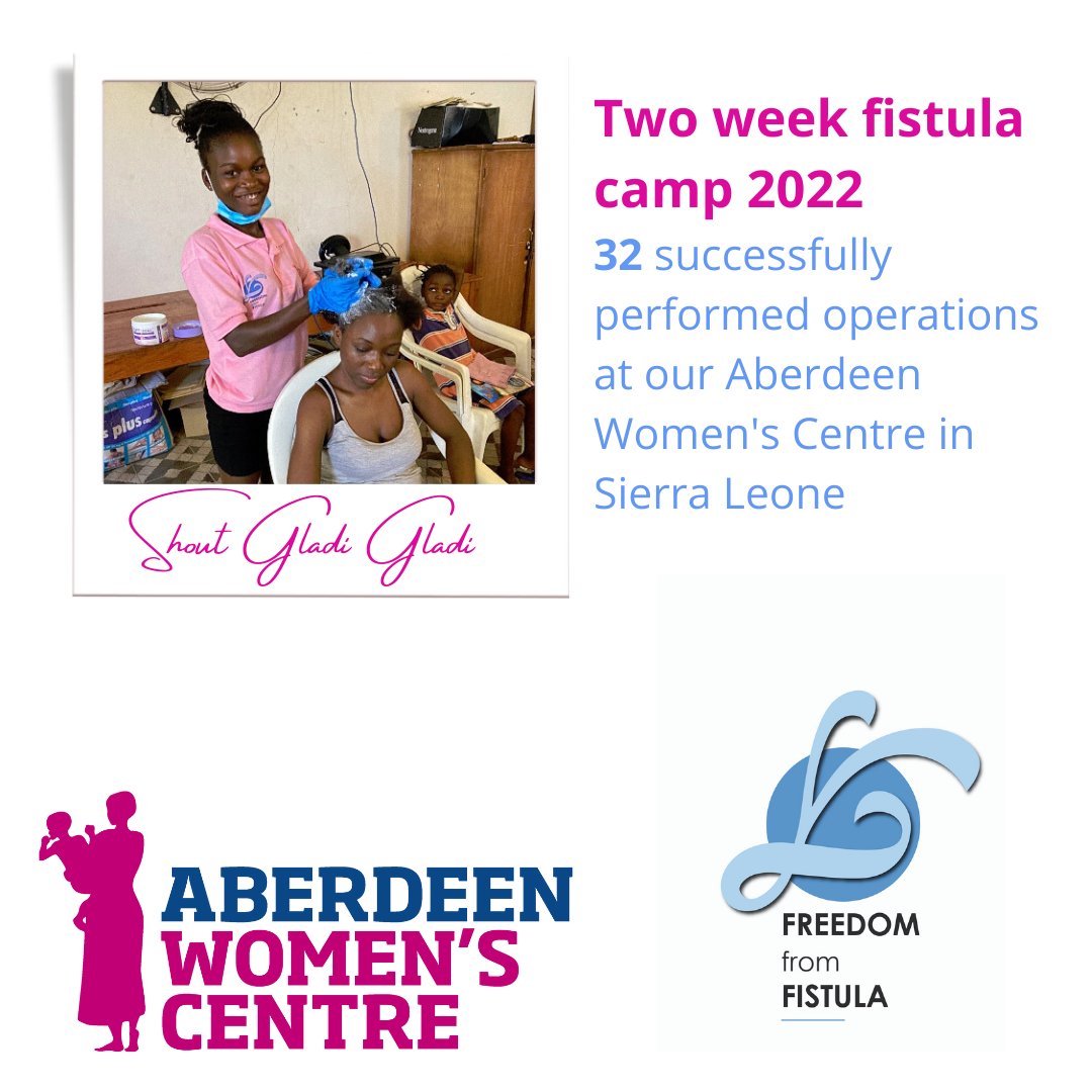 Freedom From Fistula (@wefixfistulas) on Twitter photo We held our traditional Gladi Gladi ceremony following a 2 week fistula camp at <a href="/AbWomensCentre/">Aberdeen Women's Centre</a> back in April. All patients received a new Africana dress & make-up to mark this joyous day. 🙌😍
#sierraleone #aberdeenwomenscentre #shoutgladigladi #womenshealth #endfistula We held our traditional Gladi Gladi ceremony following a 2 week fistula camp at <a href="/AbWomensCentre/">Aberdeen Women's Centre</a> back in April. All patients received a new Africana dress & make-up to mark this joyous day. 🙌😍
#sierraleone #aberdeenwomenscentre #shoutgladigladi #womenshealth #endfistula