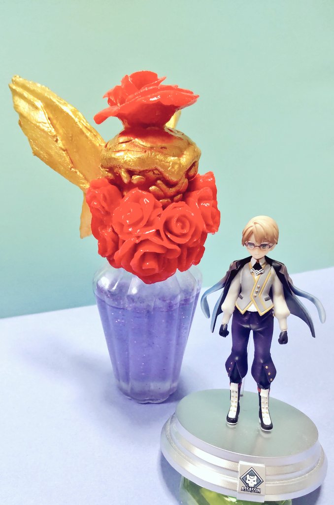 takepy_0705's tweet photo. FGOのジキルの霊薬を、お母さんと一緒に2人で作ってみました！！

※ゼリー粘土なので飲めません。 https://t.co/6Xs9I0rgIG