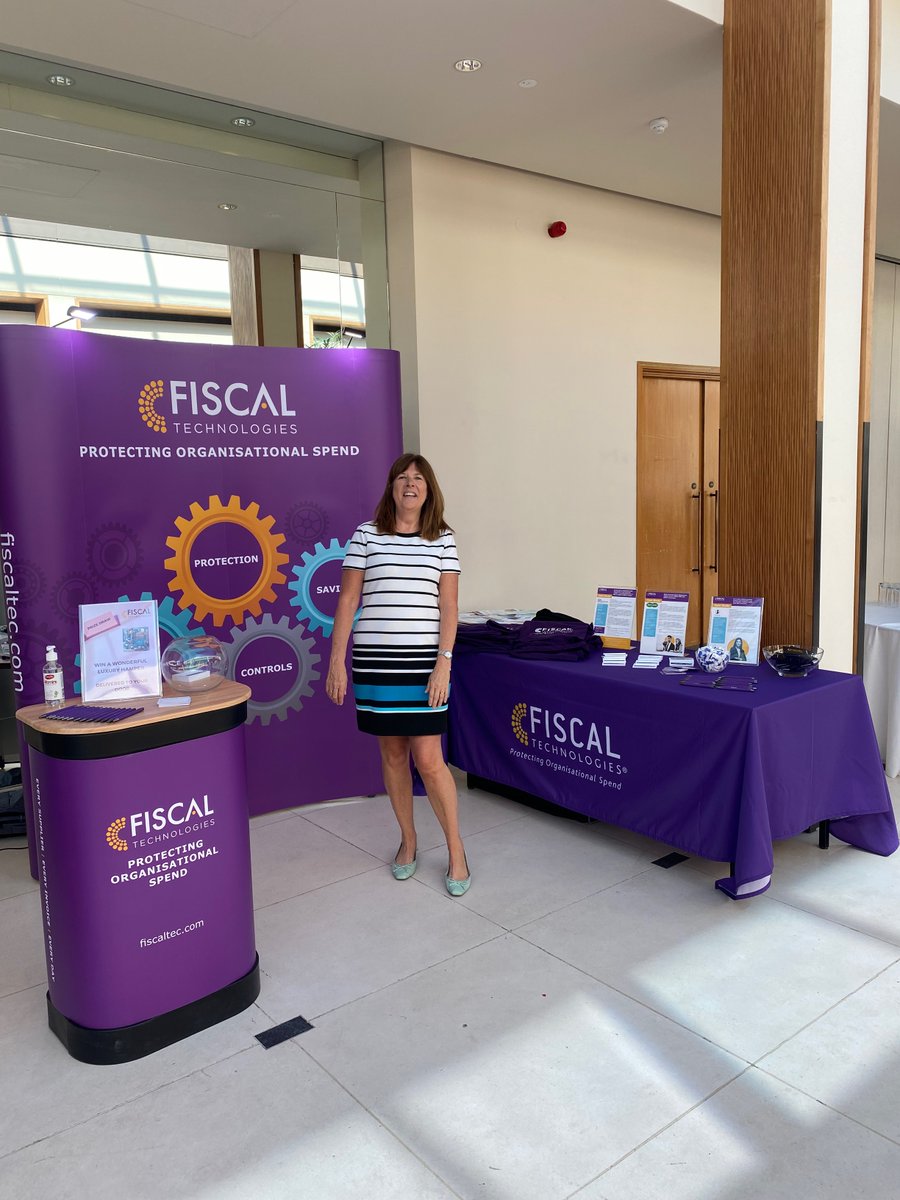 FISCALTec's tweet photo. What a beautiful day for the @p2pnetwrk P2P Transformation Summit 2022☀️The brilliant duo Sue Courtney and Colin Neale are manning our stand, please do come and say hello if you are there! #p2ptransform22 #fintech #london https://t.co/cgoXdESwgk