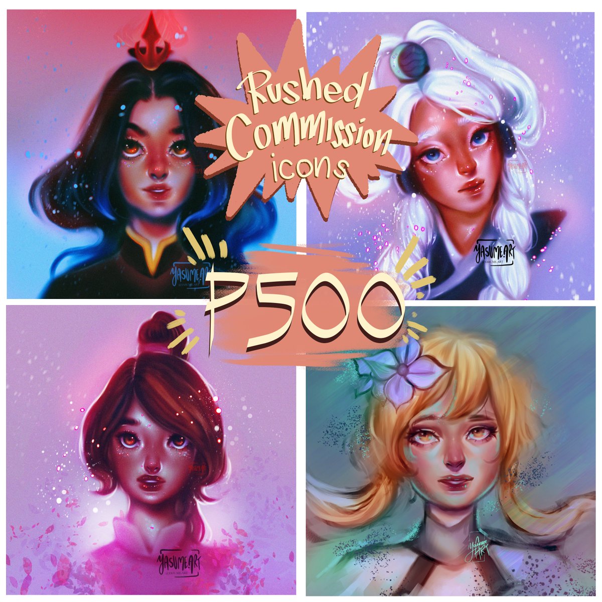 ArtYasume's tweet photo. Im opening up 30 slots for rushed Icon commissions for only 500 pesos. 

I need money for operation Eye enucleation due to Proptosis of Mayo's right eye.
It would be a great help to contribute on Mayo's operation.
#commissionsopen #donate #commissions https://t.co/VtJjHrujCe