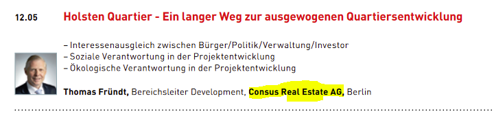 HHenteignet's tweet photo. Absurdes aus dem Programm des #Immobilienforums Hamburg. Die Pleitefirma Adler Group / Consus, soll zu "ausgewogener Quartiersentwicklung" referieren. Ob das noch abgesagt wird, wo das Projekt unbezahlbare Luxuswohnungen im #Holstenquartier gescheitert ist? @KnalltDoll https://t.co/ODQgjPvq8Y