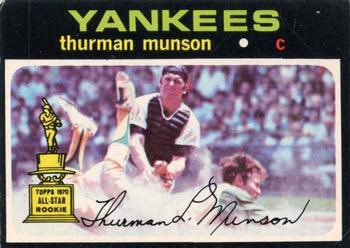 Happy birthday to Thurman Munson. No HOF plaque but definitely some HOF cardboard. 