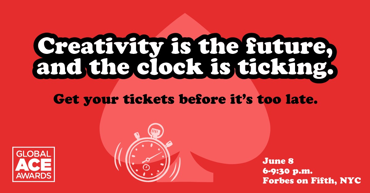 Tomorrow—The 2022 Global ACE Awards! Join <a href="/ANAB2BNYC/">ANA Business Marketing NYC</a>  to celebrate B2B creativity: bit.ly/3ydm8i9 #ACEAwards2022