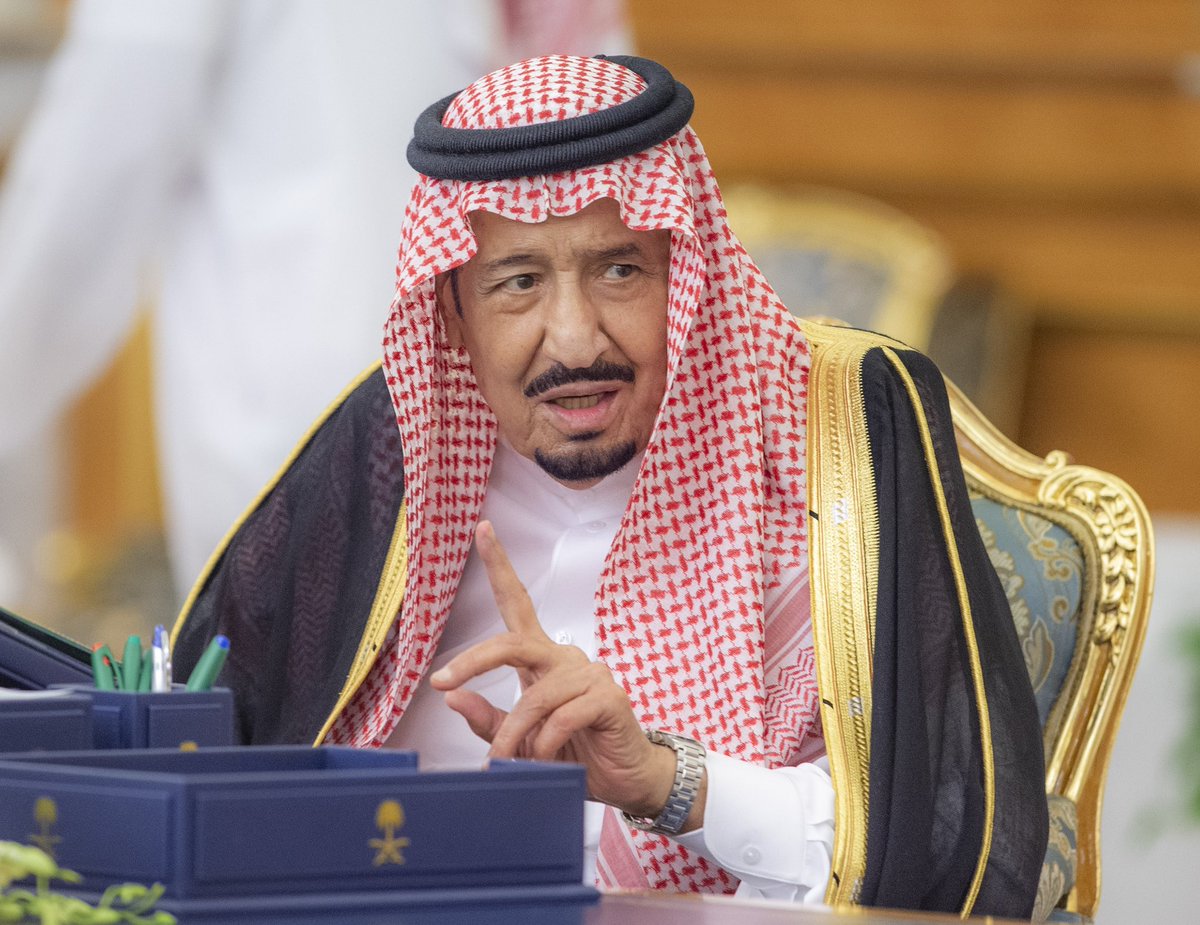 SoonSaudi's tweet photo. والدنا الملك سلمان "حفظه الله "من أحدث ظهور❤️🇸🇦 https://t.co/jtuSJlnjxY