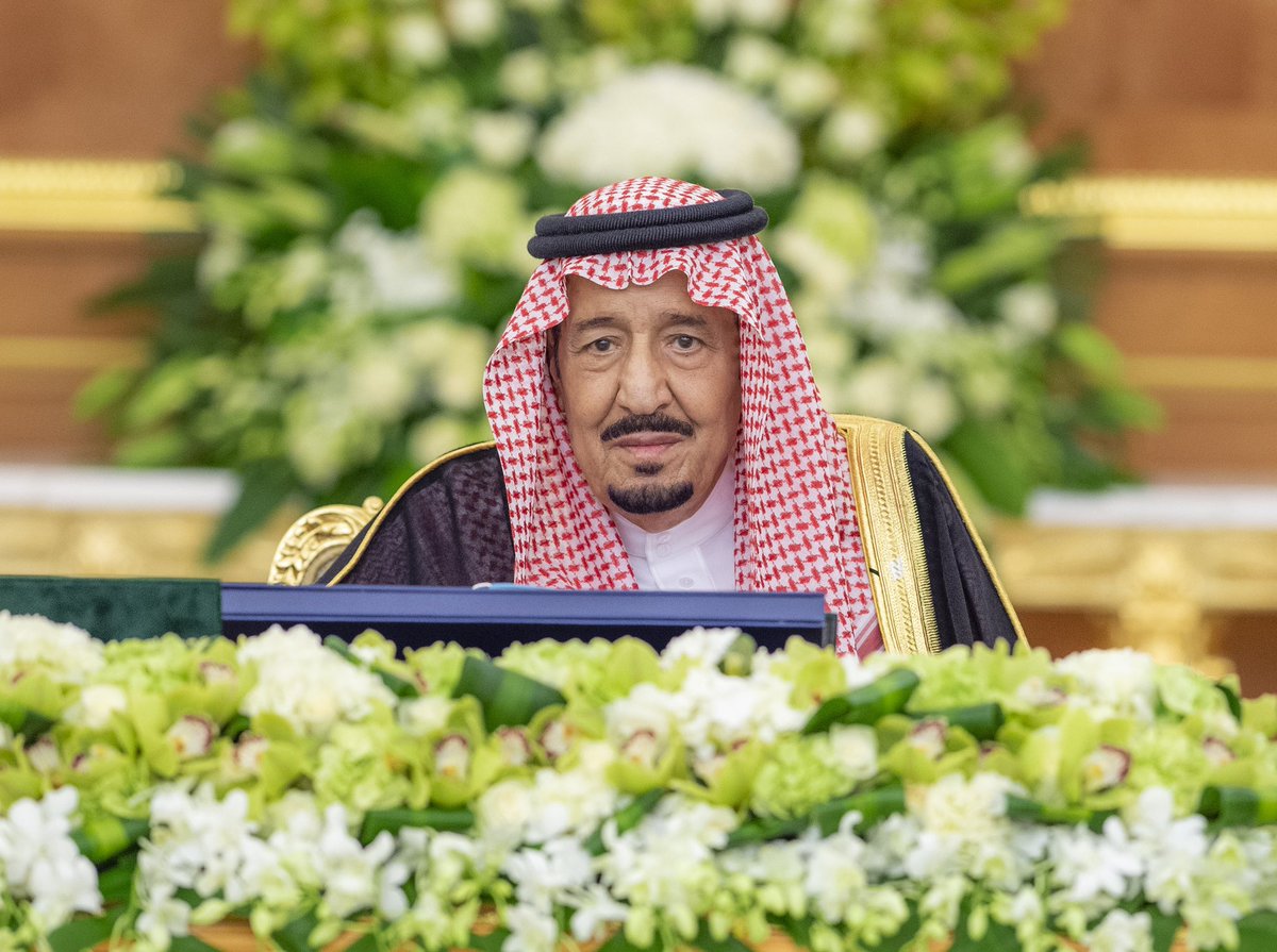 SoonSaudi's tweet photo. والدنا الملك سلمان "حفظه الله "من أحدث ظهور❤️🇸🇦 https://t.co/jtuSJlnjxY