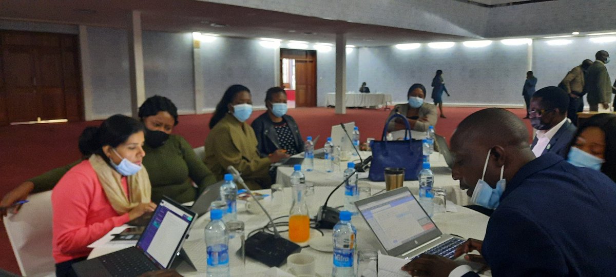 WHOZambia's tweet photo. With support from the @UHCPartnership, @WHOZambia and the @EuropeanUnion the @mohzambia is hosting a two day stakeholder meeting with cooperating partners to review the National Health Strategic Plan (NHSP) 2022-2026. #HCPartners #primaryhealthcare https://t.co/KlGwogBEoT