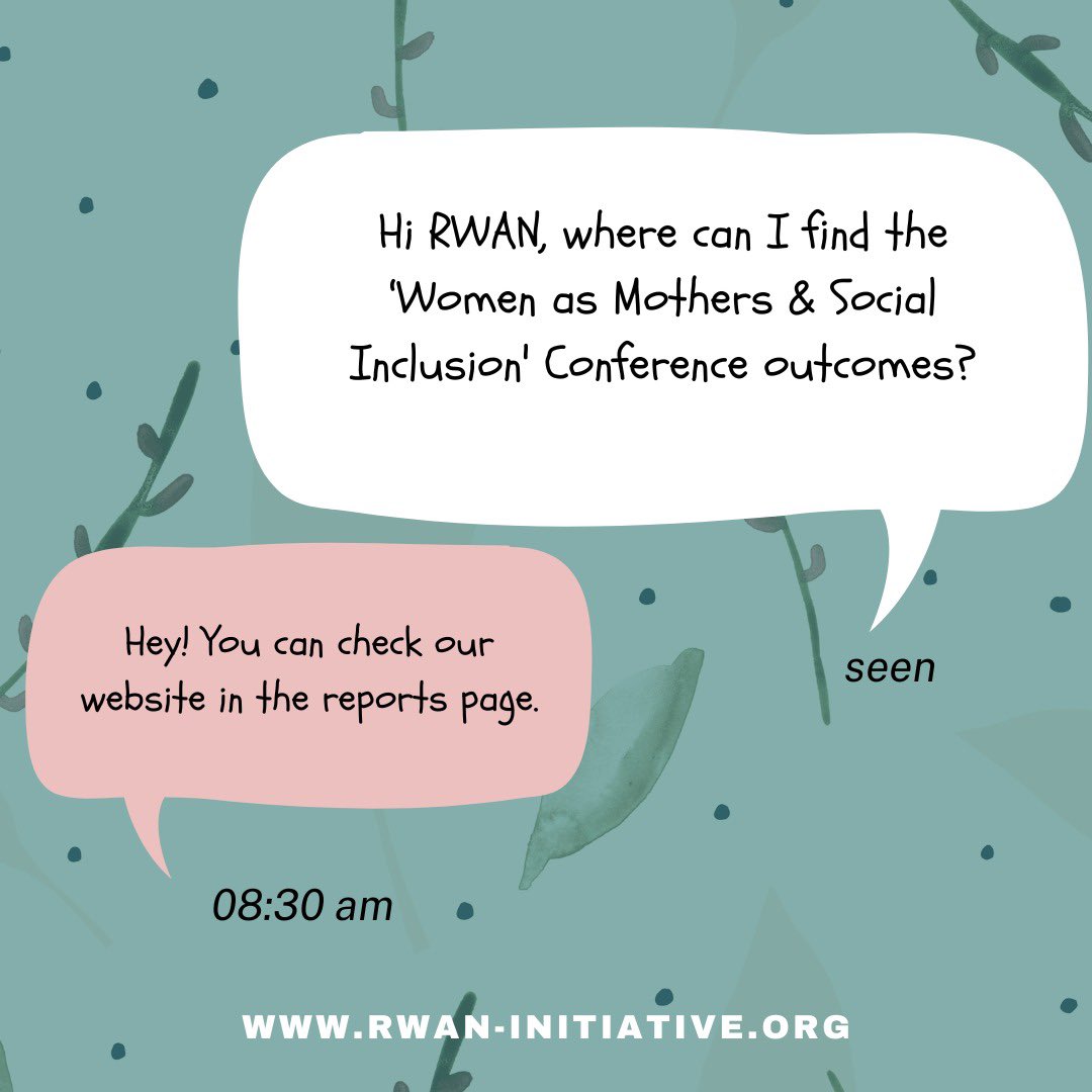 ❓ Do you want to learn more about your #rights as a #woman in #Belgium?
 
👀 Look no further! You can find them on our website 👉 rwan-initiative.org