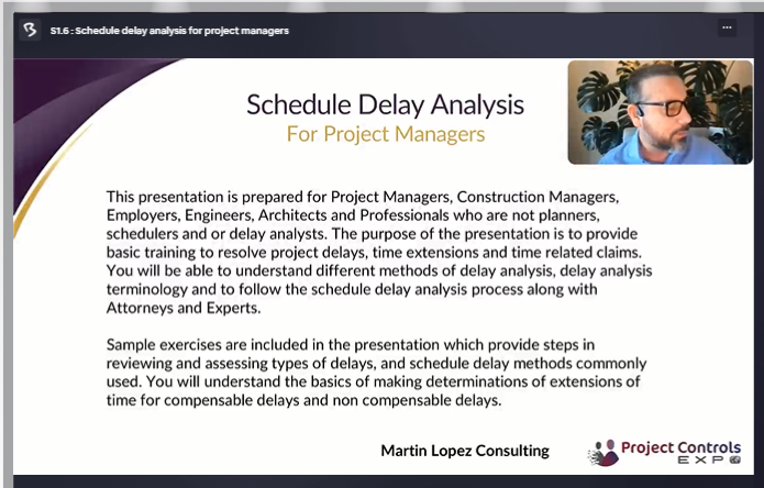 PCE_Virtual's tweet photo. 🟢 What's happening now?
Currently, we have Val Jonas &amp; Trevor Jay, from @RiskDecisions  presenting "The Value of connecting risk across projects" &amp; Martin Lopez from @JacobsConnects presenting  "Schedule delay analysis for project managers"

Log in to:
https://t.co/qCopL5NaO8 https://t.co/OikJA9Gzxg