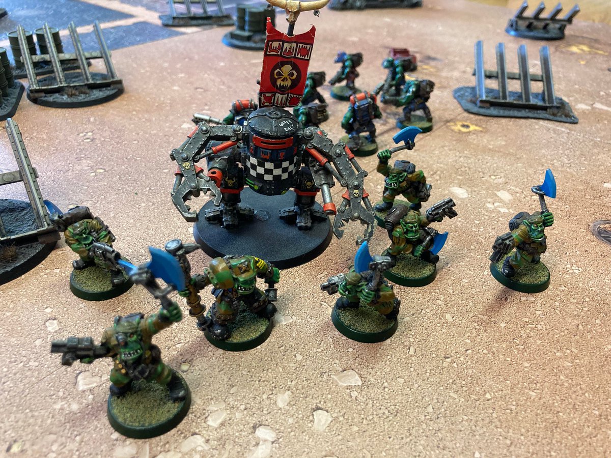 ClubMintlaw's tweet photo. Some very old models (circa mid 90's) made an appearance at Warhammer Club this week. As usual plenty of games and modelling going on this week. #LearningTogether https://t.co/f1BucfxM9V