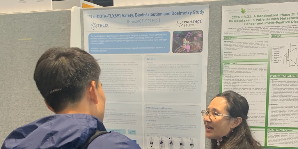 TelixPharma's tweet photo. Yesterday Telix presented #ProstACT SELECT at #ASCO22, a study comparing #68Ga- and #177Lu-PSMA biodistribution and tumour uptake in men with PSMA-expressing metastatic castrate-resistant #ProstateCancer (#mCRPC) progressing despite prior treatment with a novel androgen axis drug https://t.co/prHXctAG9g