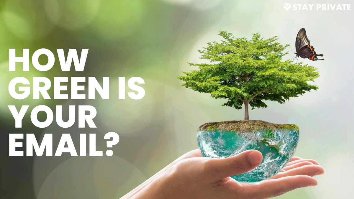StayPrivateLtd's tweet photo. Do you know how #green your email is? 🤔 Want to find out?

#StayPrivate #EcoFriendly #Email #Online #Post #Environment #Internet #Earth https://t.co/u6kjkFmXbT
