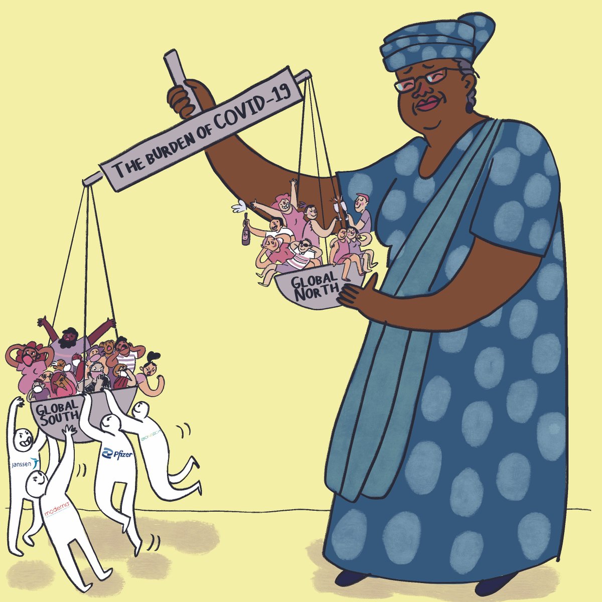#Fem4PeoplesVaccine #EndCOVIDMonopolies #peoplesvaccine #MC12 #WTO

So, @NOIweala, @lagberie, are you on the side of profits or on the side of saving lives? 

Time and again we have seen WTO ‘taking sides’ during process of negotiations 

#TRIPSwaiver negotiations no different