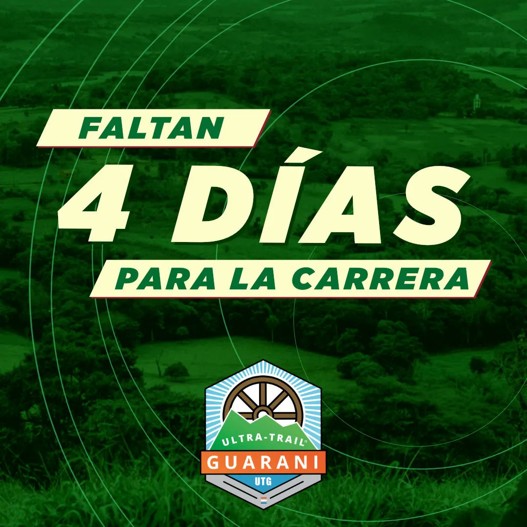 TrailGuarani's tweet photo. A CUATRO DÍAS DE VIVIR LA NATURALEZA A PLENO

Este jueves a las 17:00 inicia la acreditación en el Centro Cultural de Melgarejo, Independencia. No olvides presentar:
- Documento de identidad o pasaporte
- Certificado médico de acuerdo al modelo 

¡Vamos, #UTG22 te espera! https://t.co/hlJhU4IZXU