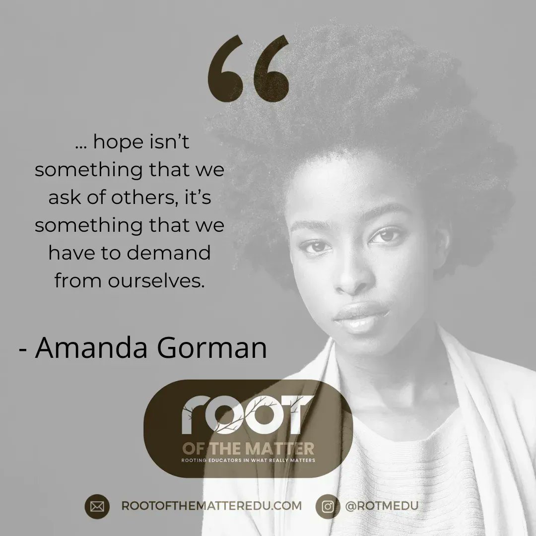 ROTMedu's tweet photo. It is the hope that our community deserves an education that sees them, respects them, and honors them. What is your hope founded in? Leave us your answer in the comments below
#blackeducation #blackhope #educationconsultant #urbaneducation #educationreform #urbanreform #1819 https://t.co/JGat5sJYHH