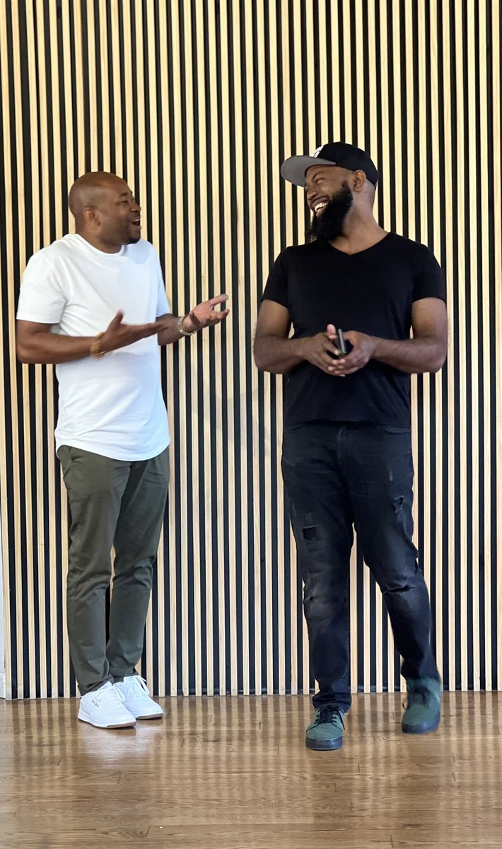 joshuaarnoux's tweet photo. Me and @GospelMusicBuzz. The music biz is stressful but working with guys like this makes it a little easier. https://t.co/c02yNnDPOU