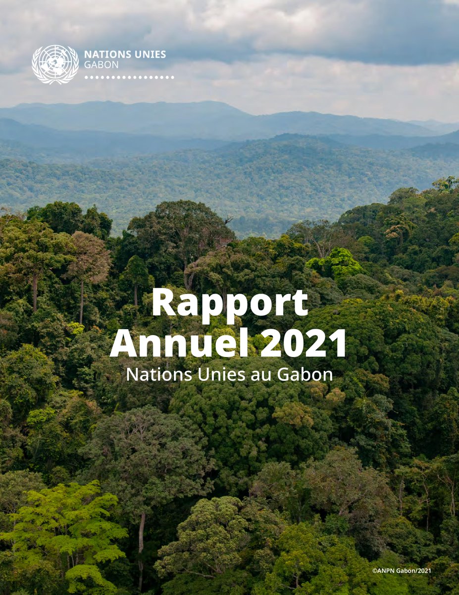OnuGabon's tweet photo. Nous avons le plaisir de vous informer que la Rapport Annuel 2021 des Nations Unies au Gabon est disponible ici en téléchargement 👇🏽
https://t.co/pUyGx8D66Z https://t.co/lDpsOlV7HR