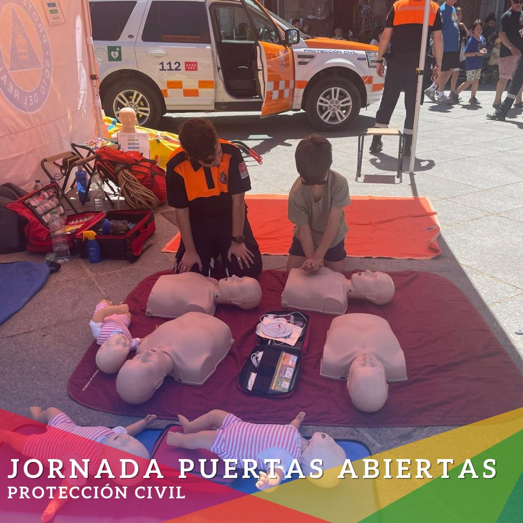 II Jornada de <a href="/PCSotodelReal/">Protección Civil Soto del Real</a> el 18 de junio: no te pierdas la exposición de medios y divulgacón donde aprenderemos más de su labor.
Enseñarán talleres de RCP, DESA, de cadenas para vehículos... De 10h a 14h en la Plaza de la Villa

#proteccioncivil #vivesoto