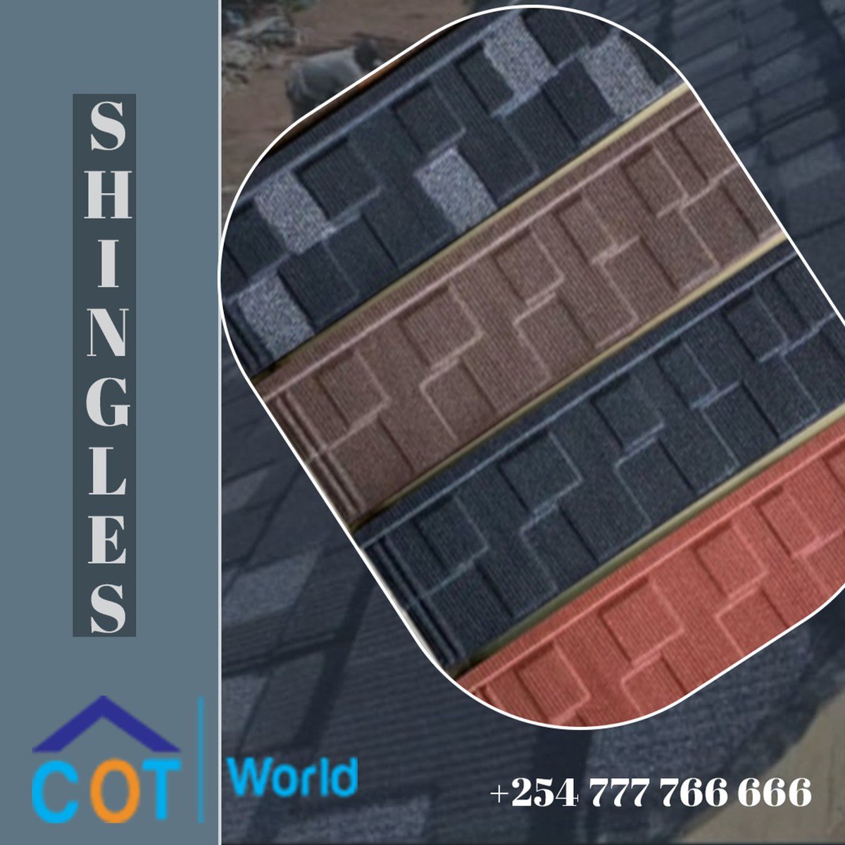 CotTiles's tweet photo. When it comes to durability, our Shingle Tiles can withstand any weather in any location with pride. 

To make your orders
☎️ 0777 766 666

#roofing #roof #construction #roofingcontractor #building #shingles #classic #roofingtiles https://t.co/MMtAqtTu3l