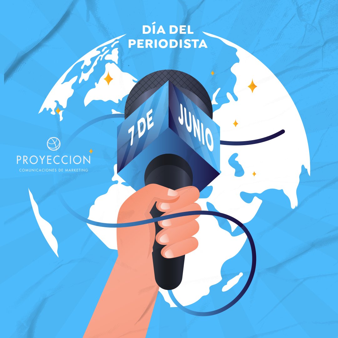 ProyeccionCM's tweet photo. 💬"Ser periodista es tener el privilegio de cambiar algo todos los días" Gabriel García Márquez. ¡Felíz día a tod@s l@s periodistas!🎤✨#DiaDelPeriodista #FelizDiaDelPeriodista #Periodista #7deJunio https://t.co/MjAxnnSxAF