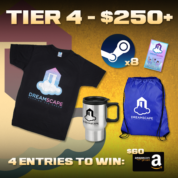 DreamscapeFdn's tweet photo. @tiltify @GaigeTheMechro0 @Loque95 @NNortherners 🚨 Charity Stream Prize Update! 🚨
We'll be getting the donor prizes ready for shipment starting this week! (Check your emails 👍) Unfortunately, we cannot provide the $60 Amazon gift card, as we did not pass 50% donation goal. We hope you understand! @tiltify #SharingTheDream ☁️ https://t.co/w8HI94Pj5S