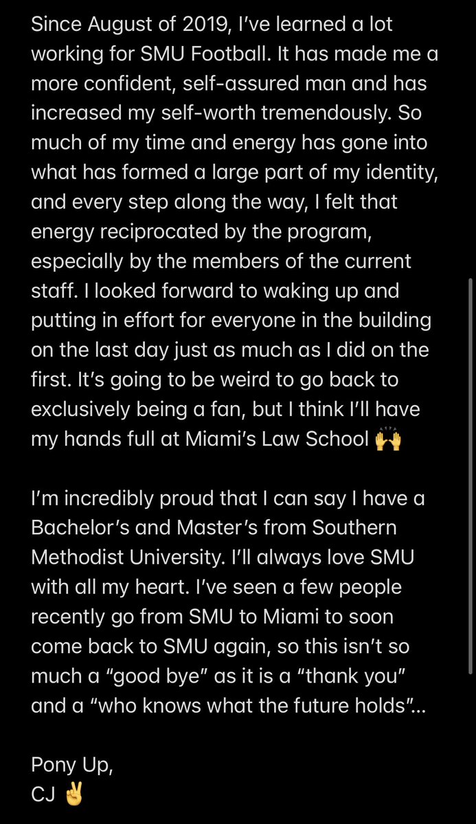 CJOlsonFB's tweet photo. Thank you, SMU.

❤️💙 https://t.co/4bNUR5aEyt