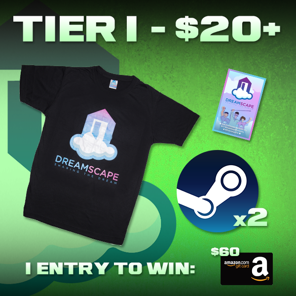 DreamscapeFdn's tweet photo. @tiltify @GaigeTheMechro0 @Loque95 @NNortherners 🚨 Charity Stream Prize Update! 🚨
We'll be getting the donor prizes ready for shipment starting this week! (Check your emails 👍) Unfortunately, we cannot provide the $60 Amazon gift card, as we did not pass 50% donation goal. We hope you understand! @tiltify #SharingTheDream ☁️ https://t.co/w8HI94Pj5S