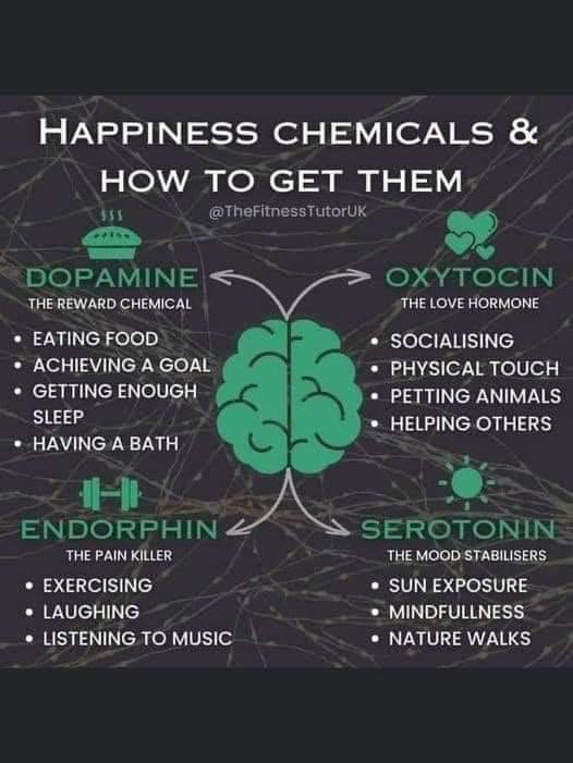 GoogletheGood's tweet photo. How to be happy ? 
What to do so that the #happiness chemicals are released . 
#dontworrybehappy #happylife   #behappy https://t.co/BwgpAv22lq
