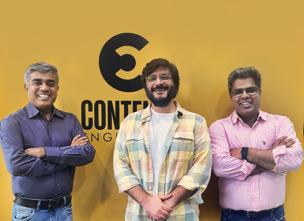 ContentEngr's tweet photo. #ContentEngineers team with Movie Industry Veteran and ace filmmaker and producer and creative mind #GoldieBehl. Also the producer of acclaimed content including #Mithya #HelloMini. 

@ContentEngr @VarmaSaurabh @Utpal24x7 @GOLDIEBEHL @iamsonalibendre #RoseaudioVisuals https://t.co/OiDEePVvJy