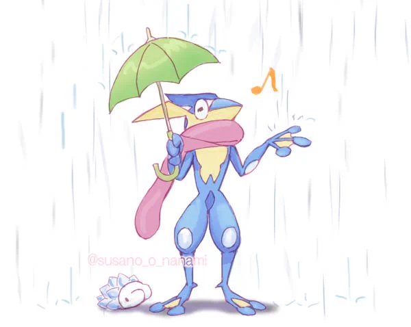 雨ニモマケズ 風ニモマケズ
#ゲッコウガの日 