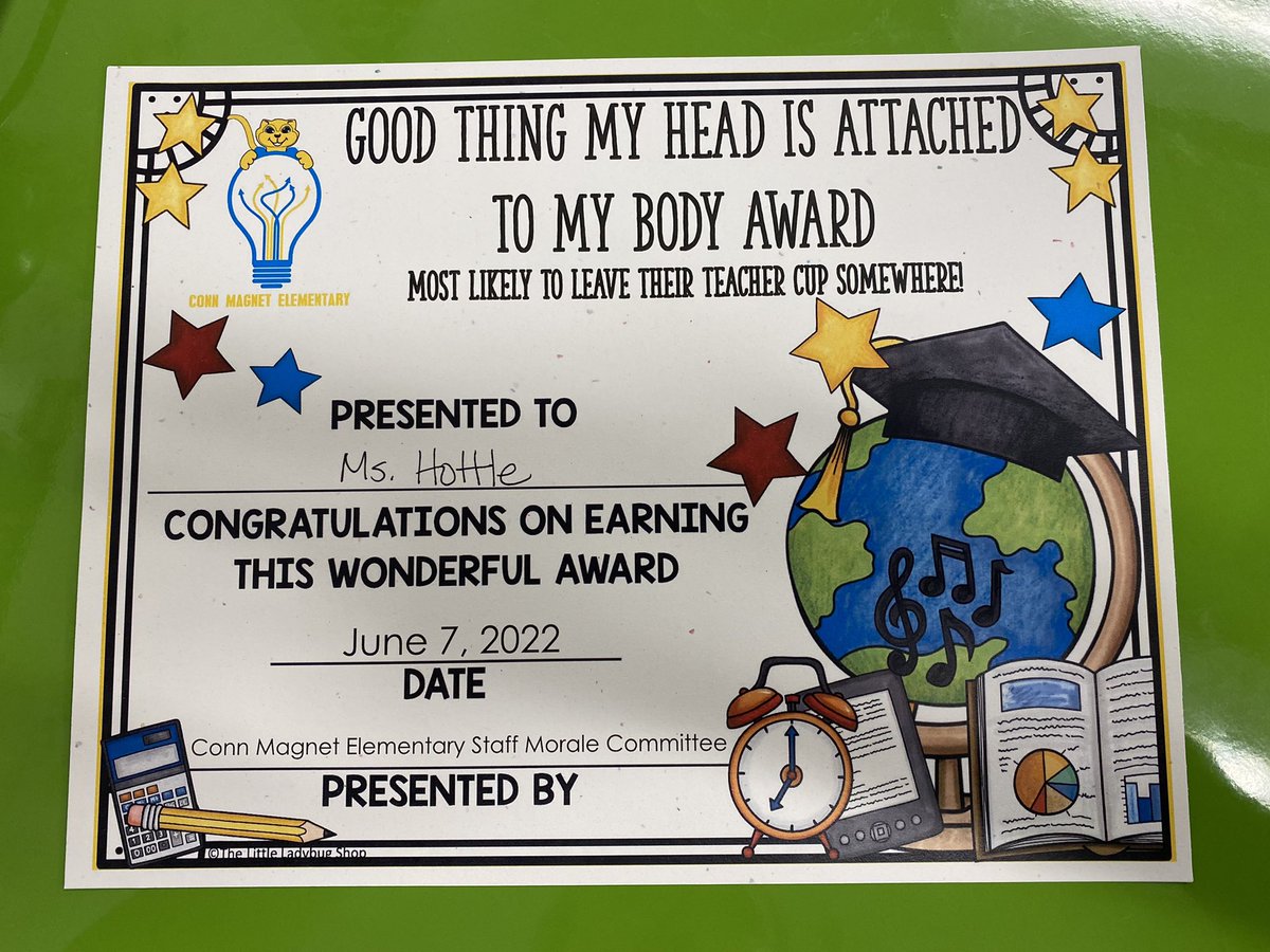 Shout out to all the <a href="/ConnMagnet/">Conn Magnet Elementary</a> staff that have found &amp; returned my keys, coffee, water, phone, glasses, and computer to name a few over the years! As they say…it takes a village!