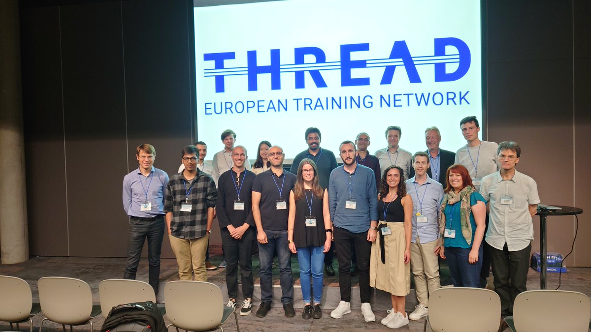 7 ESRs report on their research in <a href="/EtnThread/">THREAD_ETN 🇪🇺</a> MS161 “Modeling + simulation of highly flexible slender structures” at ECCOMAS Congress 2022 eccomas2022.org/frontal/ + 7 more papers (co-)authored by <a href="/EtnThread/">THREAD_ETN 🇪🇺</a> PIs. Thanks to Damien (organiser) and to Vanessa (photo, <a href="/FraunhoferITWM/">Fraunhofer ITWM</a>)