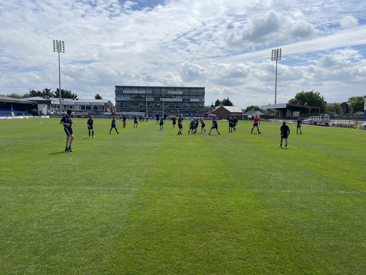 pecrofton's tweet photo. 1 game done and 1 win for the boys after a great battle against @FeatherstoneAca we came out of top!! Up next @CastlefordPE #funinthesun #drinksplease #WeAreCrofton https://t.co/wLxZ3Pit7Y