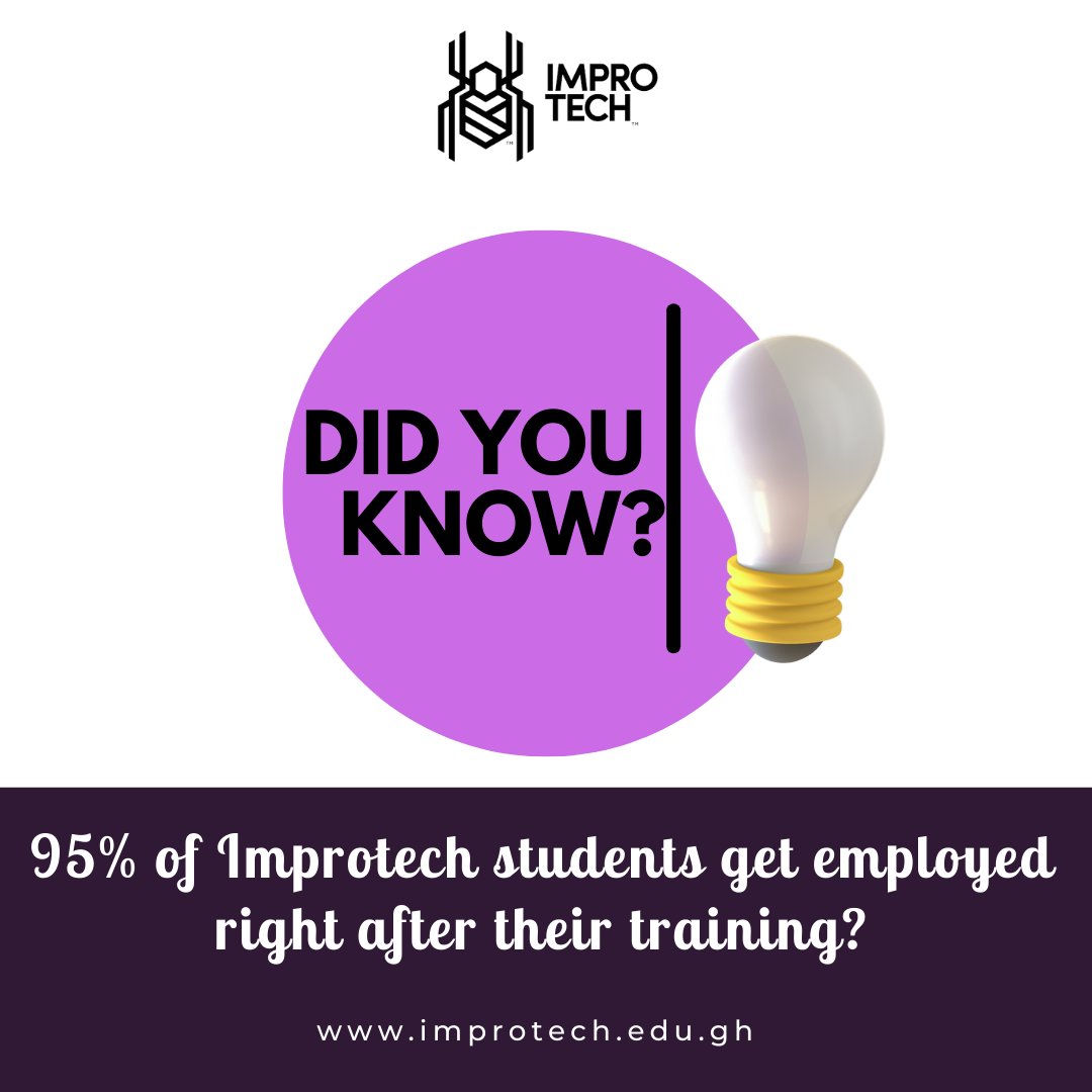 Improtechgh's tweet photo. Did you know?
#improtech #technology #tech #cisconetworking #certificate #jobs #careers #careeropportunities #mondaymotivation #mondayspecial #ghana #accra https://t.co/xh0yt9qNwl