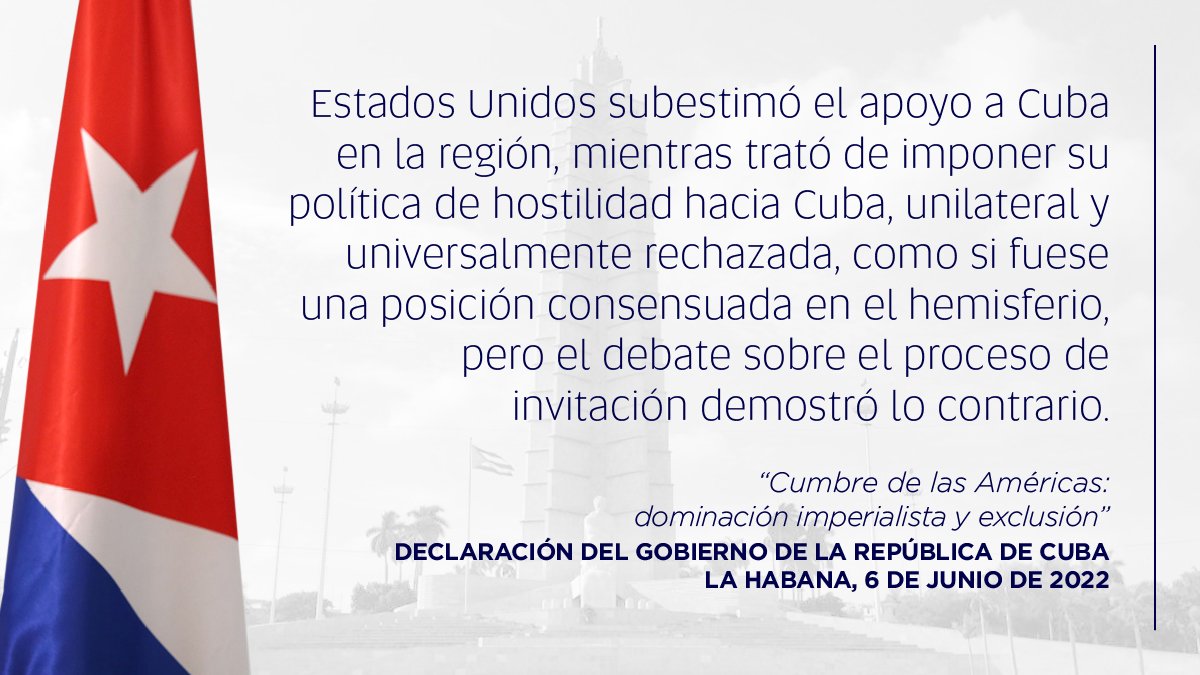 #CumbreSinExclusiones #CubaVive