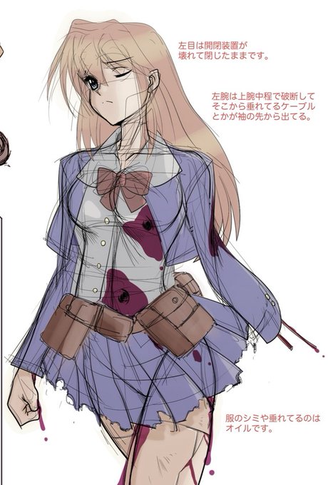 #6月になったのでフォロワーさんに自己紹介しようぜ
主にロボ娘さんやサイボーグ娘さんを描いています。 