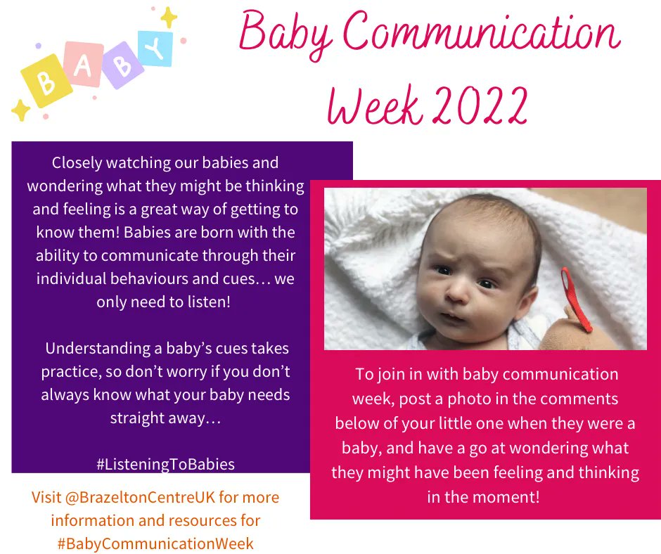 HomeStartHOST's tweet image. Join in with Baby Communication Week with us to raise awareness of babies’ amazing abilities 👶 @BrazeltonCentreUK #babycommunicationweek #listeningtobabies