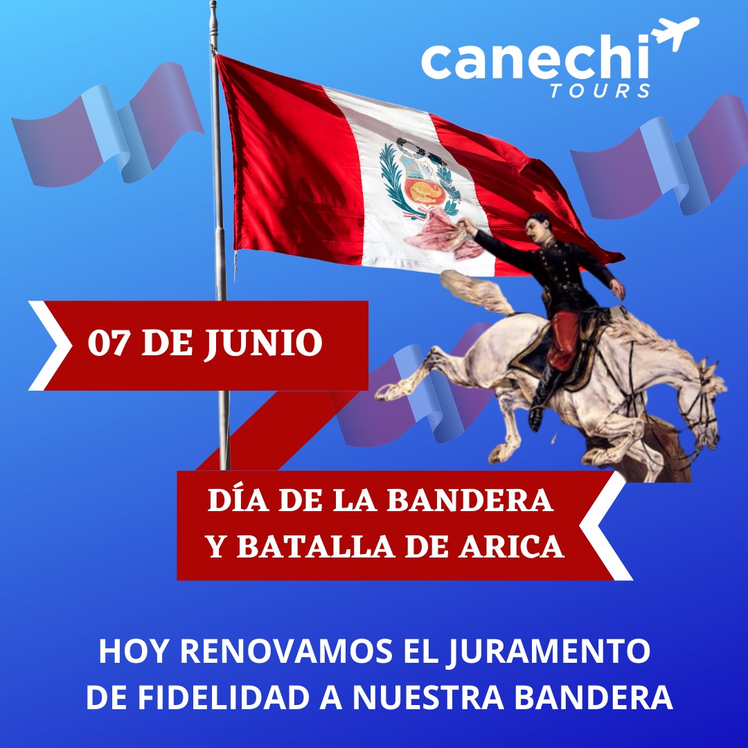 canechitours's tweet photo. Hoy conmemoramos el 142.° aniversario de la #BatallaDeArica y Renovación del juramento de Fidelidad a la Bandera 🇵🇪. Rendimos homenaje al coronel Francisco Bolognesi, quien se inmortalizo en la batalla en salvaguarda del honor y la dignidad de nuestra patria. https://t.co/RGyQ9nMKbJ