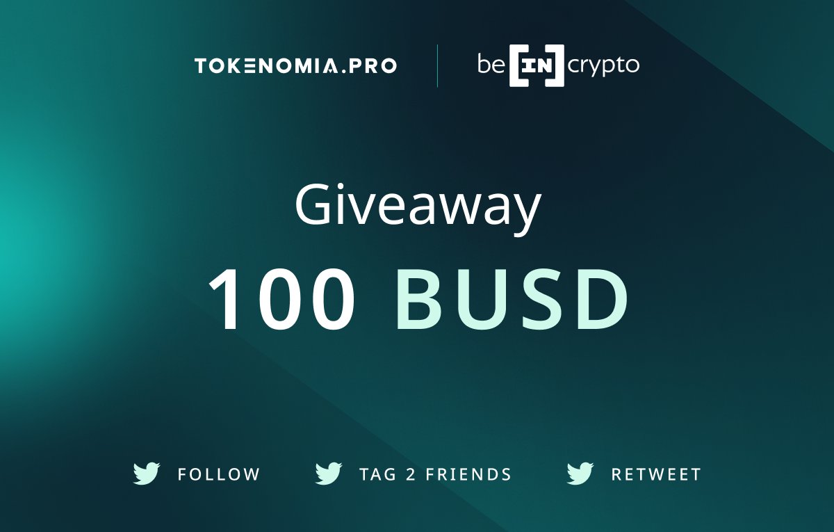 🔥 ¡100 #BUSD en 3 días!

$TPRO web3 makers #giveaway

👉Para ganar:

1⃣Sigue a <a href="/tokenomiapro/">Tokenomia.pro</a> y  <a href="/beincrypto_es/">BeInCrypto Español 🗞</a>
2⃣Retweet (RT) este tweet
3⃣Tag 2 amigos

⌚️Fin: Junio 10 

🙌2 ganadores: 50 BUSD cada uno

#bitcoin #cryptogiveaway