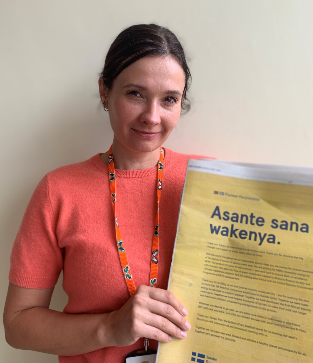 🙏 Asante sana wakenya. Have you read the <a href="/NationAfrica/">Daily Nation</a> Kenya 🗞 today? If not, please do. Page 7. ✨
#pioneerthepossible #stockholm50