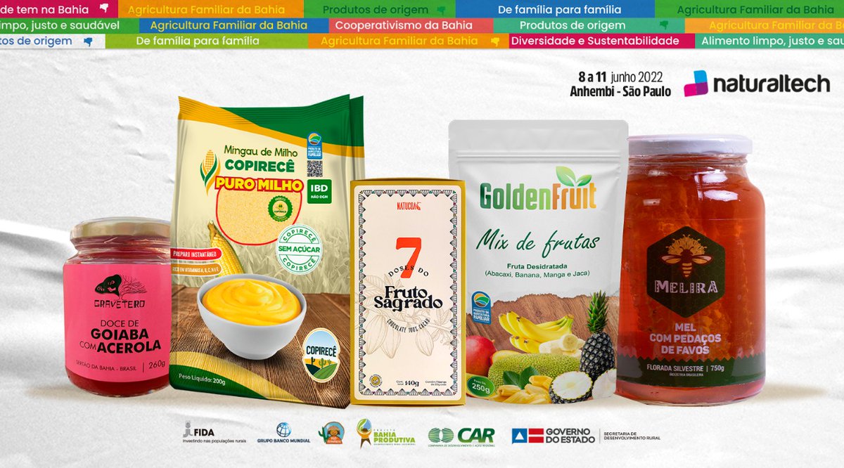Sertao_Baiano's tweet photo. #AgriculturaFamiliar lança novos produtos na #Naturaltech 2022 https://t.co/9zR3RcMFBX Copirecê Vai apresentar o mingau instantâneo sabor milho, sem adição de açúcar. Confira todas as novidades! #Anhembi @naturaltech #Copirecê #Coopessba @Natucoachoco #Coopaita #Coopiatã https://t.co/8KUdjI031b