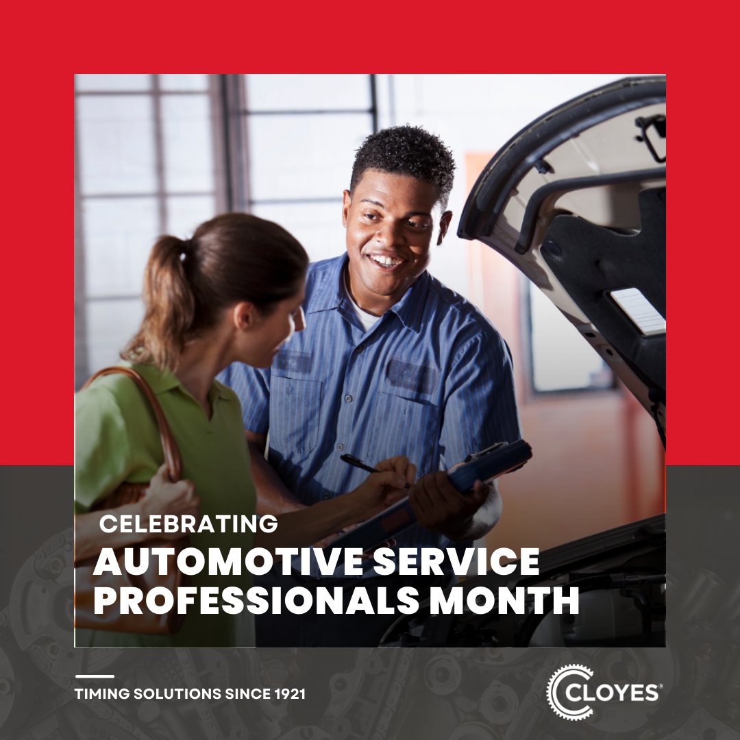 CloyesAuto's tweet image. June is Automotive Service Professionals Month, and our Cloyes team would like to recognize the professional auto technicians that make our industry such a great field to work. 

Keep up the great work. 

#AutoProfessionals #AutoService