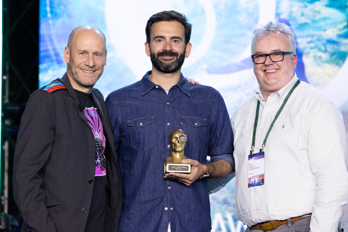 volograms's tweet image. We brought home the Best Use of AI award at the Auggie Awards! Download our (award winning😁) app, Volu, here: apps.apple.com/app/apple-stor…
Thank you to everyone who made last week possible and to all of our supporters👏 (3/3)